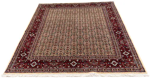 morgenland Wollteppich »Moud Medaillon Beige 246 x 143 cm«, rechteckig günstig online kaufen