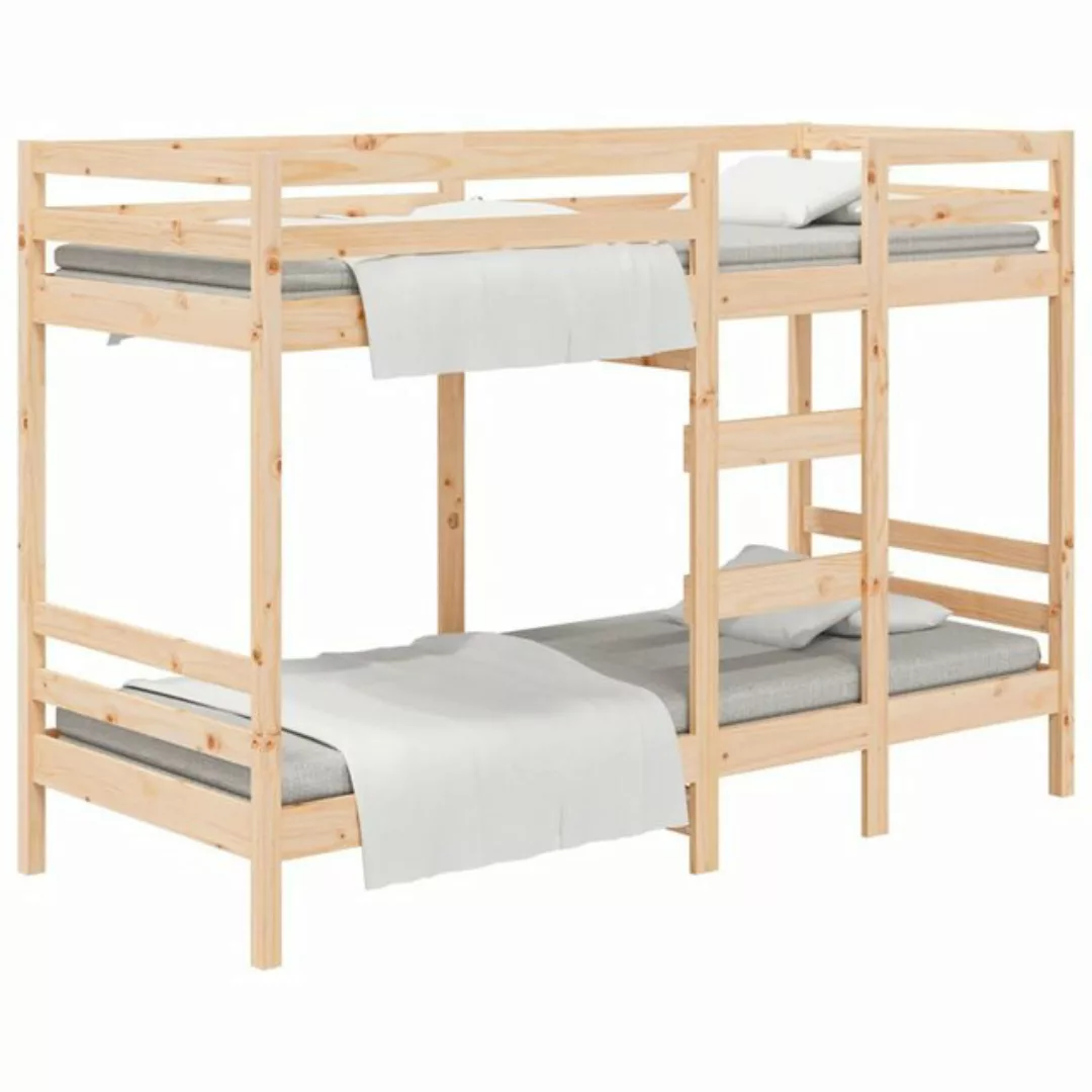 vidaXL Etagenbett Etagenbett 90x200 cm Massivholz Kiefer Bett Bettgestell günstig online kaufen