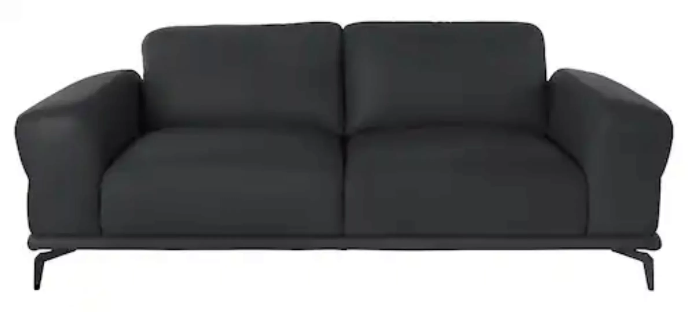 W.SCHILLIG 2,5-Sitzer montanaa, mit Metallfüßen in Schwarz pulverbeschichte günstig online kaufen