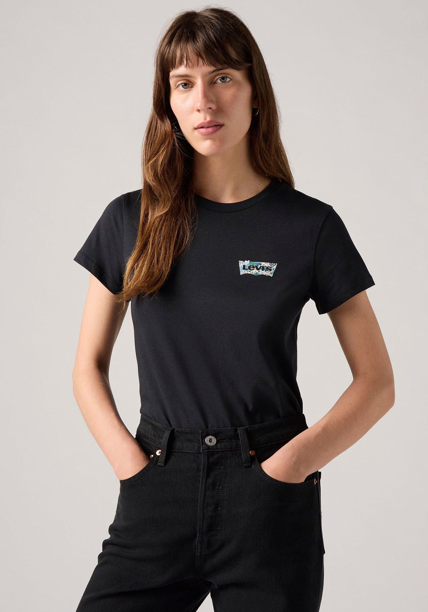 Levis  T-Shirts & Poloshirts 17369 2946 - PERFECT TEE-CARNATION BW FILL LC günstig online kaufen