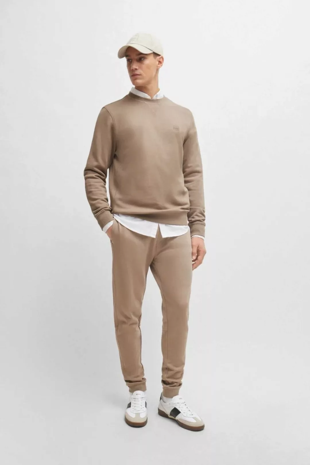 BOSS Sweater Westart Hellbraun - Größe 3XL günstig online kaufen
