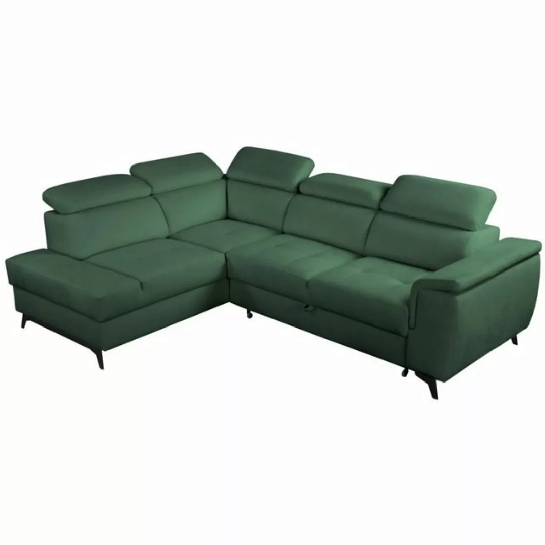 Beautysofa Ecksofa Modernes elegantes stilvolles bequemes Ecksofa ATLAS L, günstig online kaufen