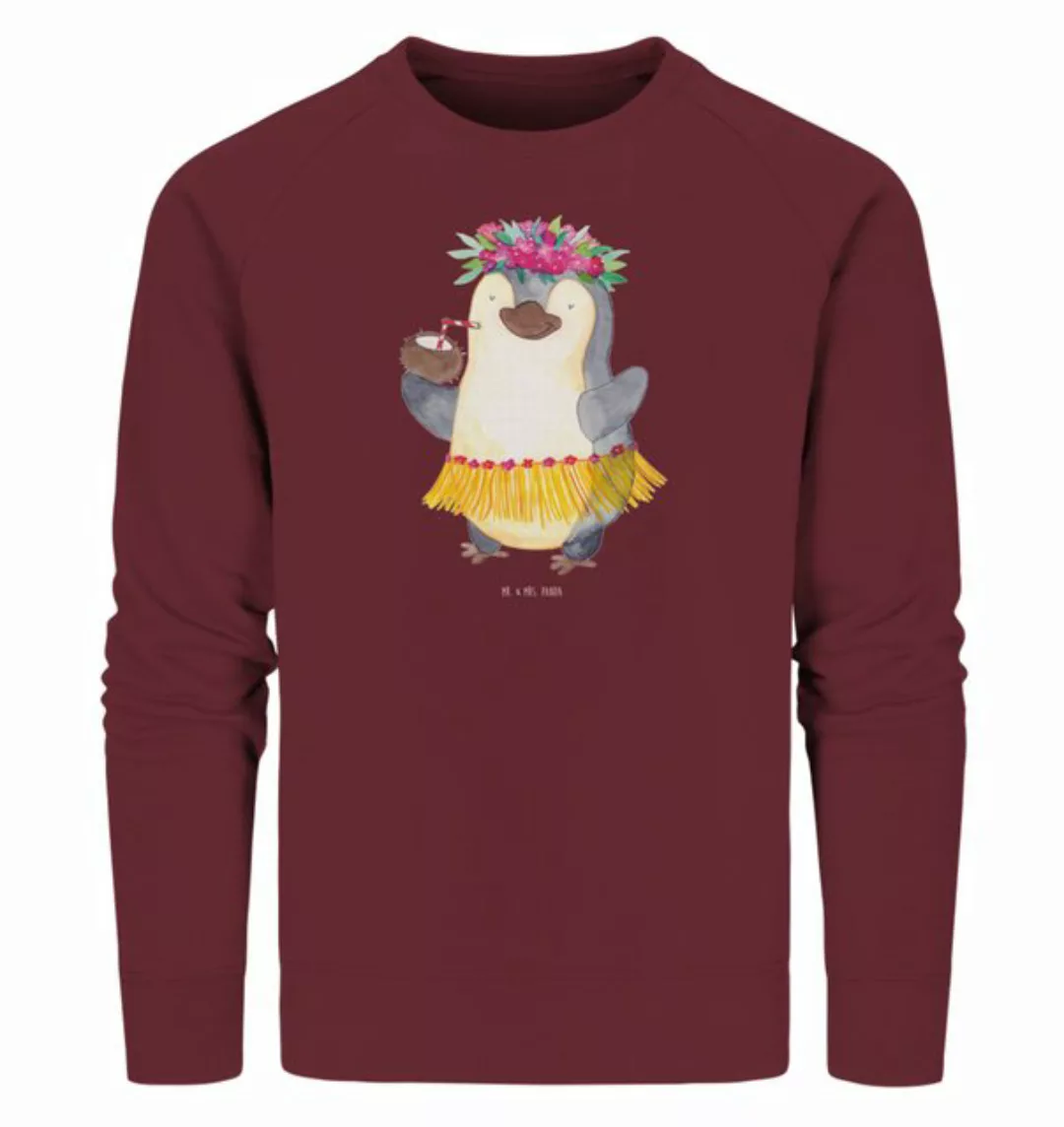 Mr. & Mrs. Panda Longpullover Größe S Pinguin Kokosnuss - Burgundy - Gesche günstig online kaufen