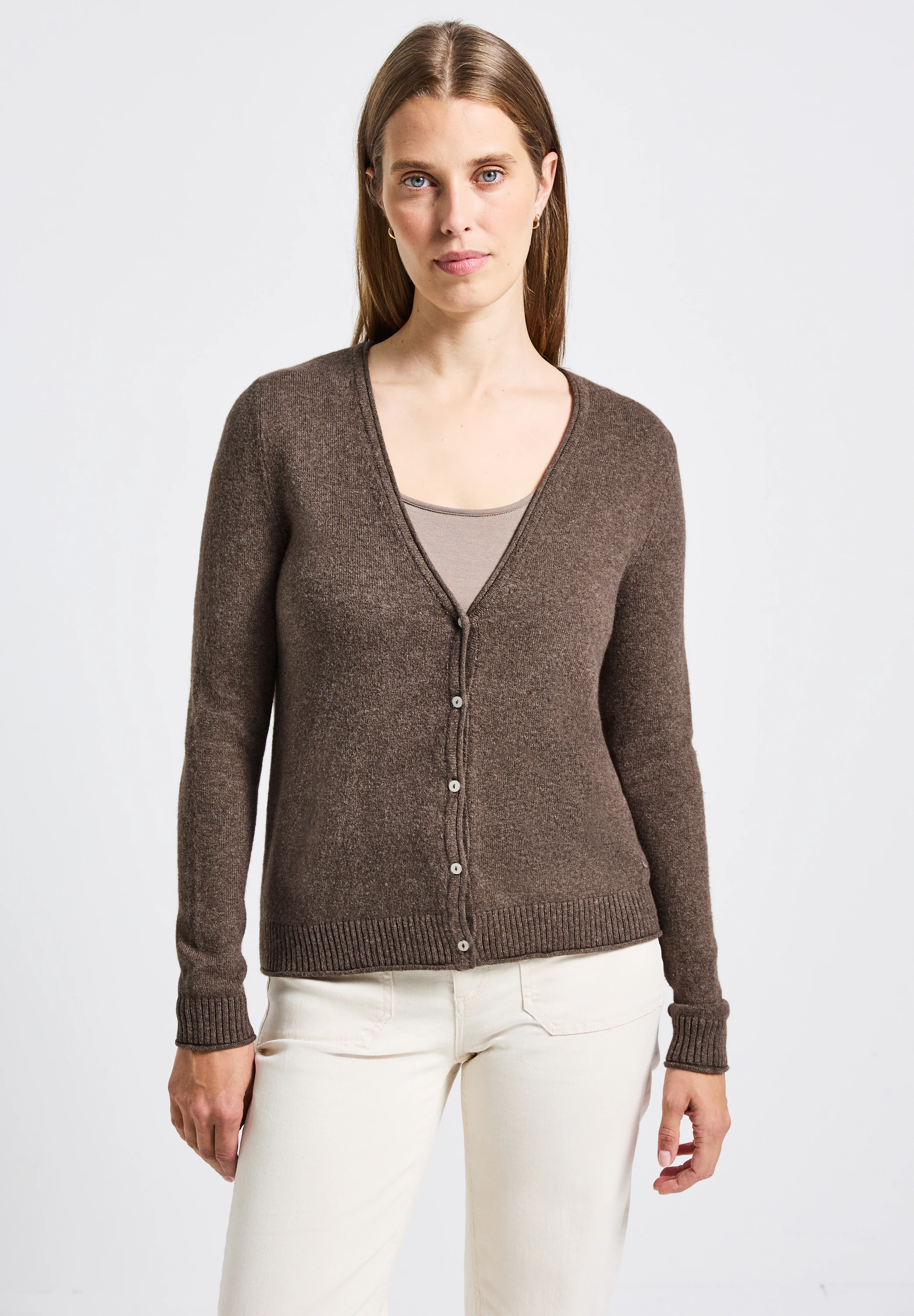 STREET ONE Cardigan, aus Baumwolle mit Stretchanteil günstig online kaufen