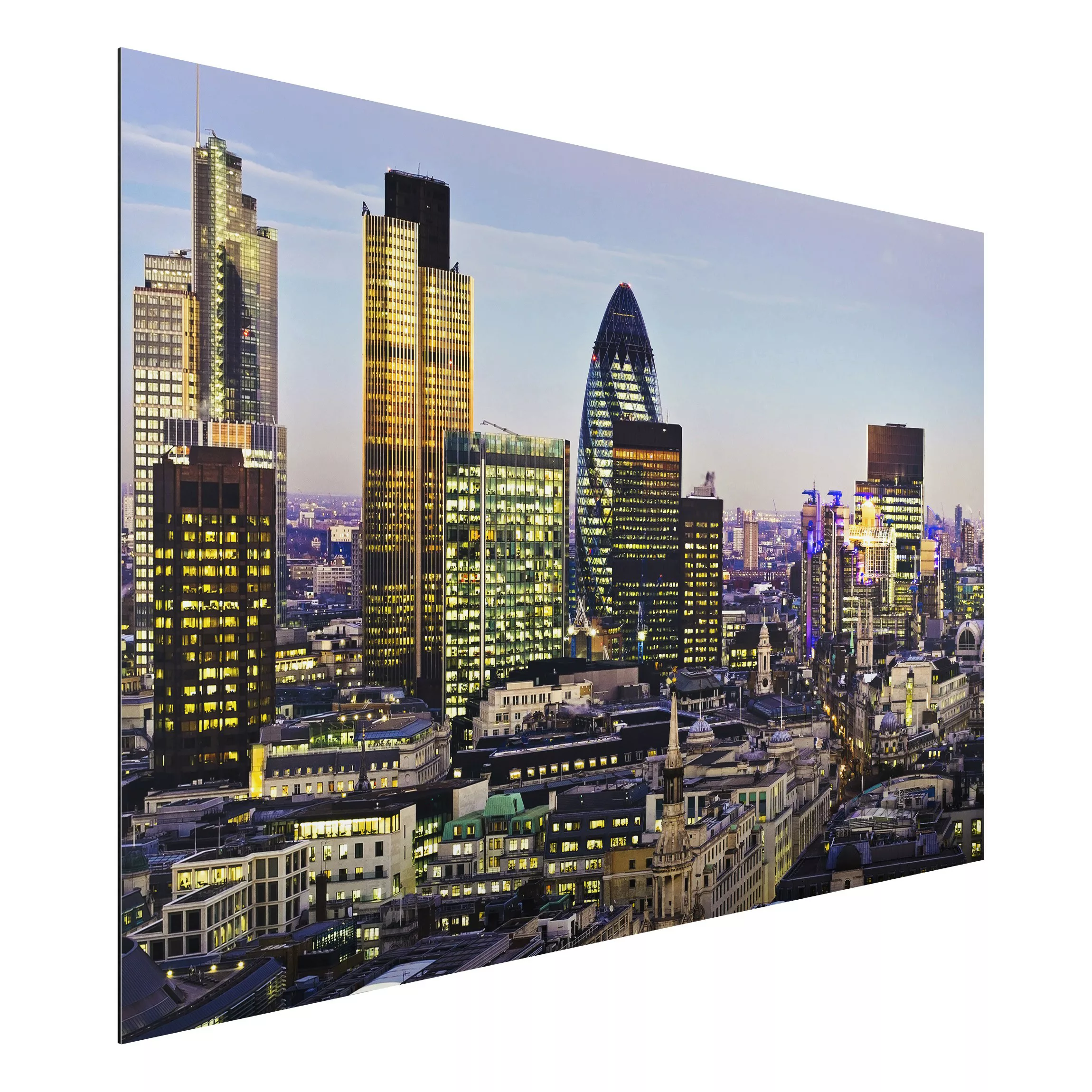 Alu-Dibond Bild Architekur & Skyline - Querformat 3:2 London City günstig online kaufen