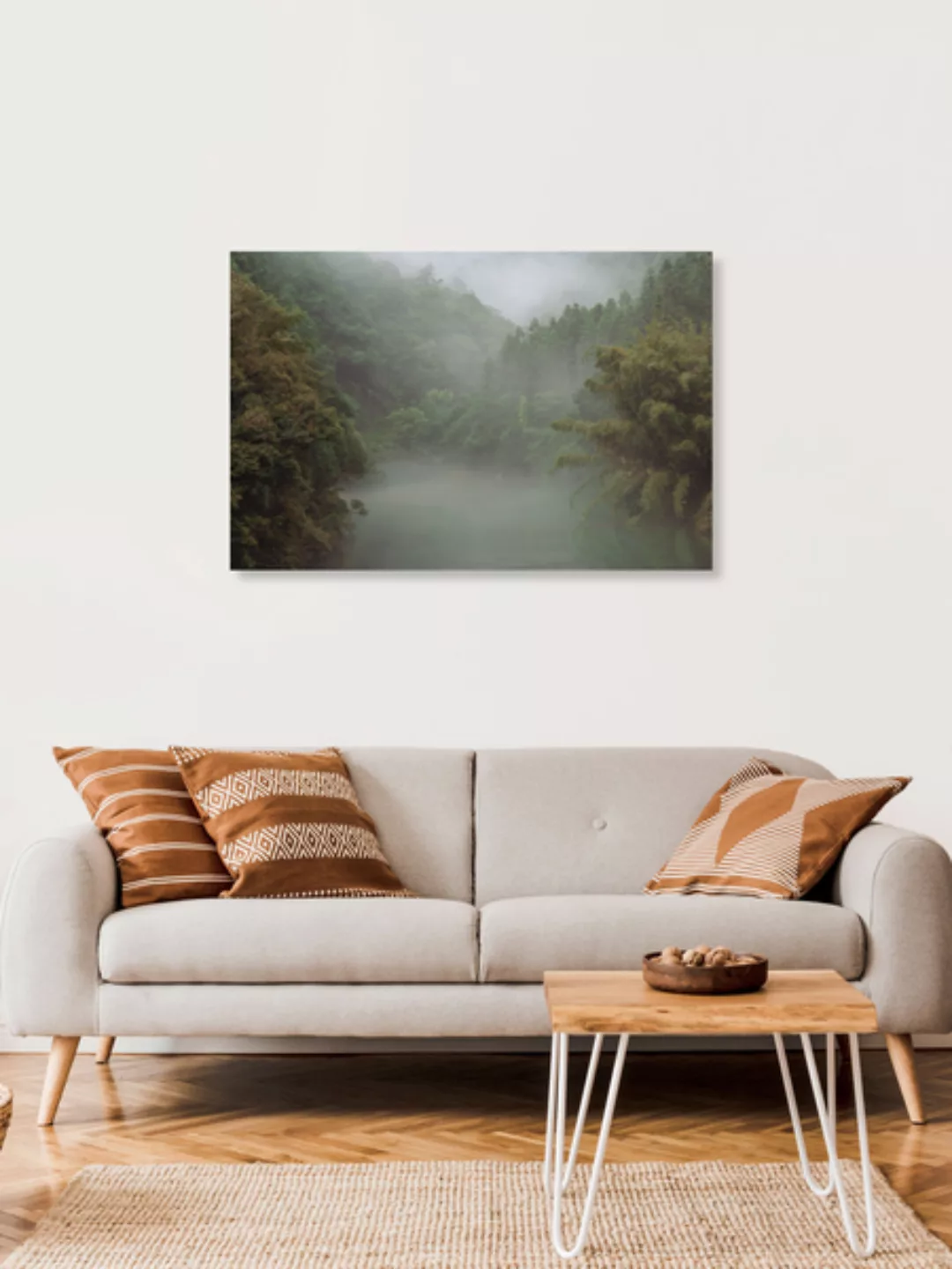 Poster / Leinwandbild - Misty Mountain günstig online kaufen