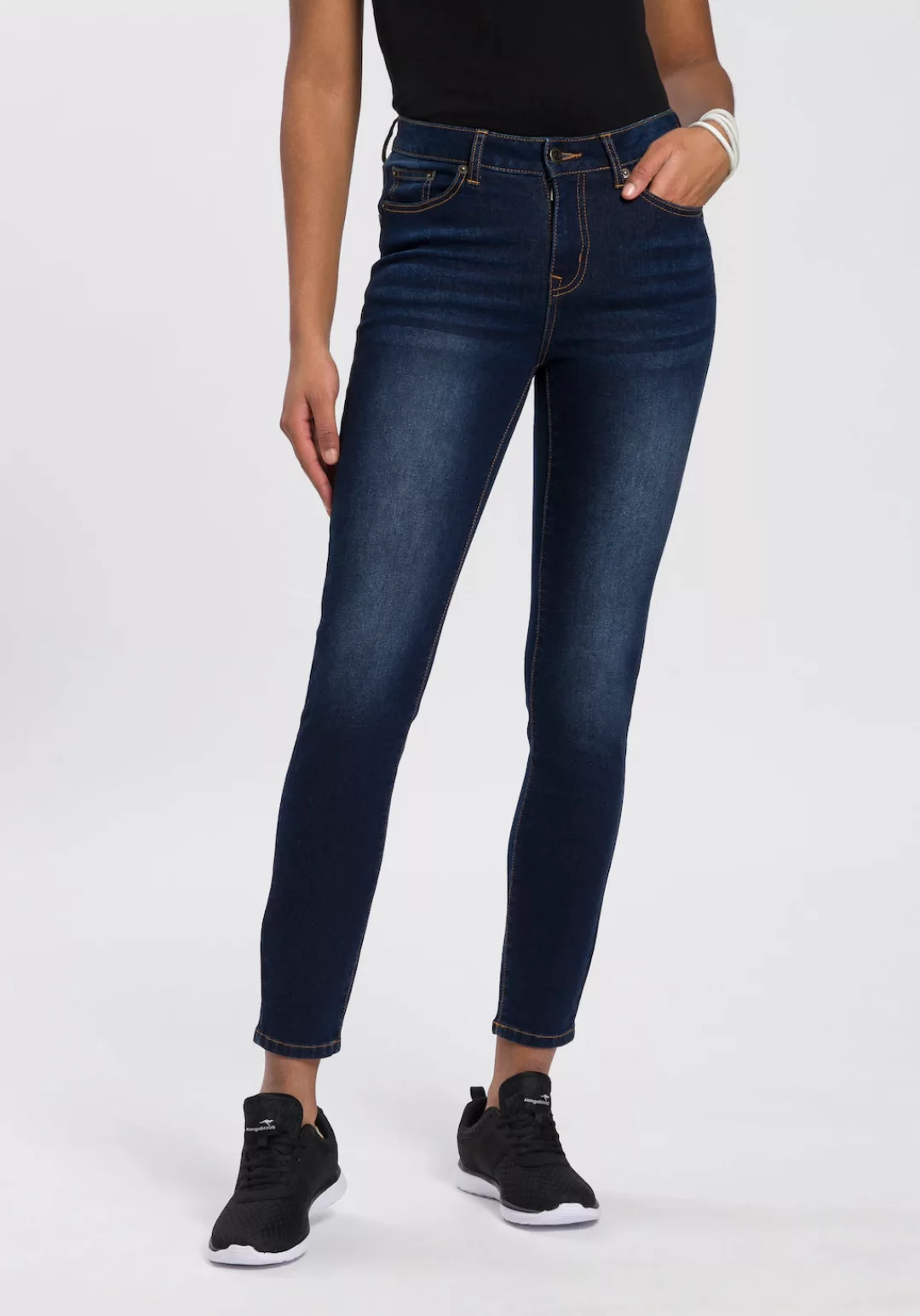 KangaROOS Slim-fit-Jeans CROPPED HIGH WAIST SLIM FIT NEUE KOLLEKTION günstig online kaufen