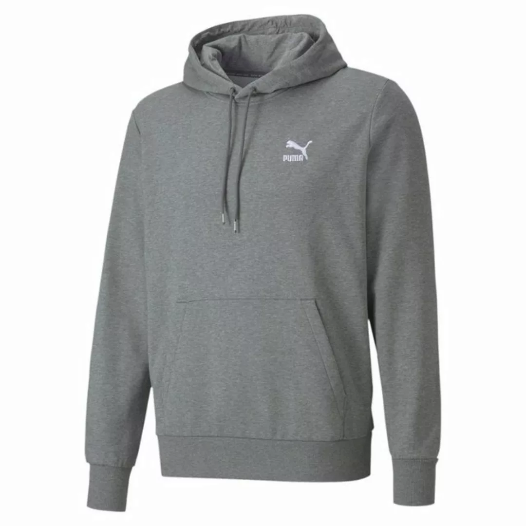 PUMA Hoodie Hoodie Puma Classics Logo, G S, F grey heath (1-tlg) Kängurutas günstig online kaufen