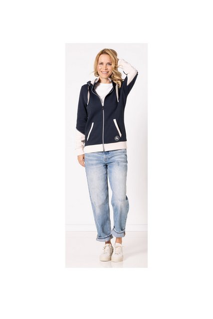 SER Sweatjacke Sweatjacke, Doppelkragen W9240315 günstig online kaufen