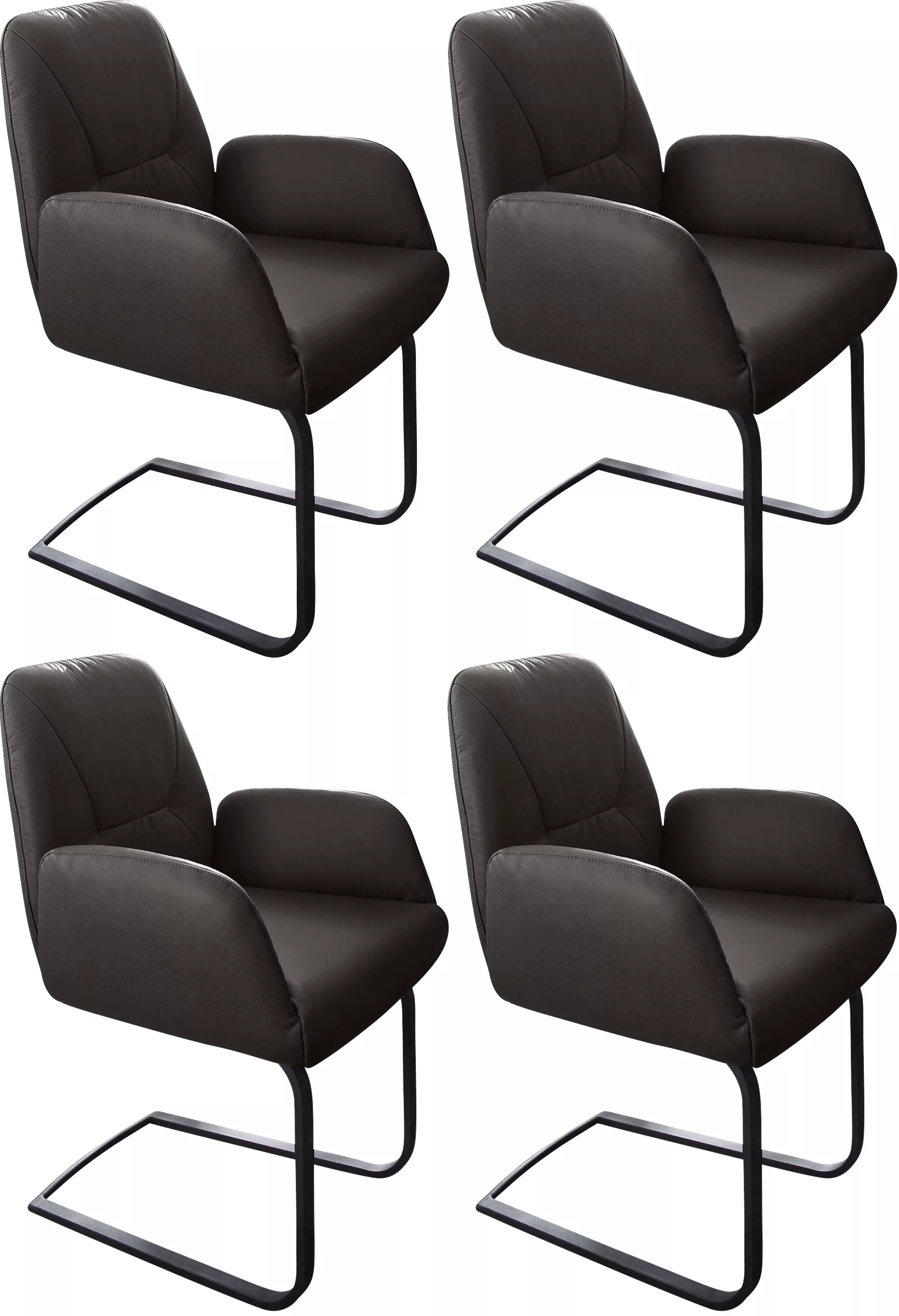 W.SCHILLIG Freischwinger »ole«, (Set), 4 St., Longlife Xtra-Leder Z59, 2er- günstig online kaufen