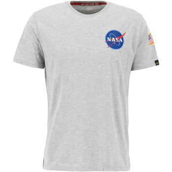 Alpha Industries  T-Shirts & Poloshirts Space Shuttle T-Shirt - grey heathe günstig online kaufen