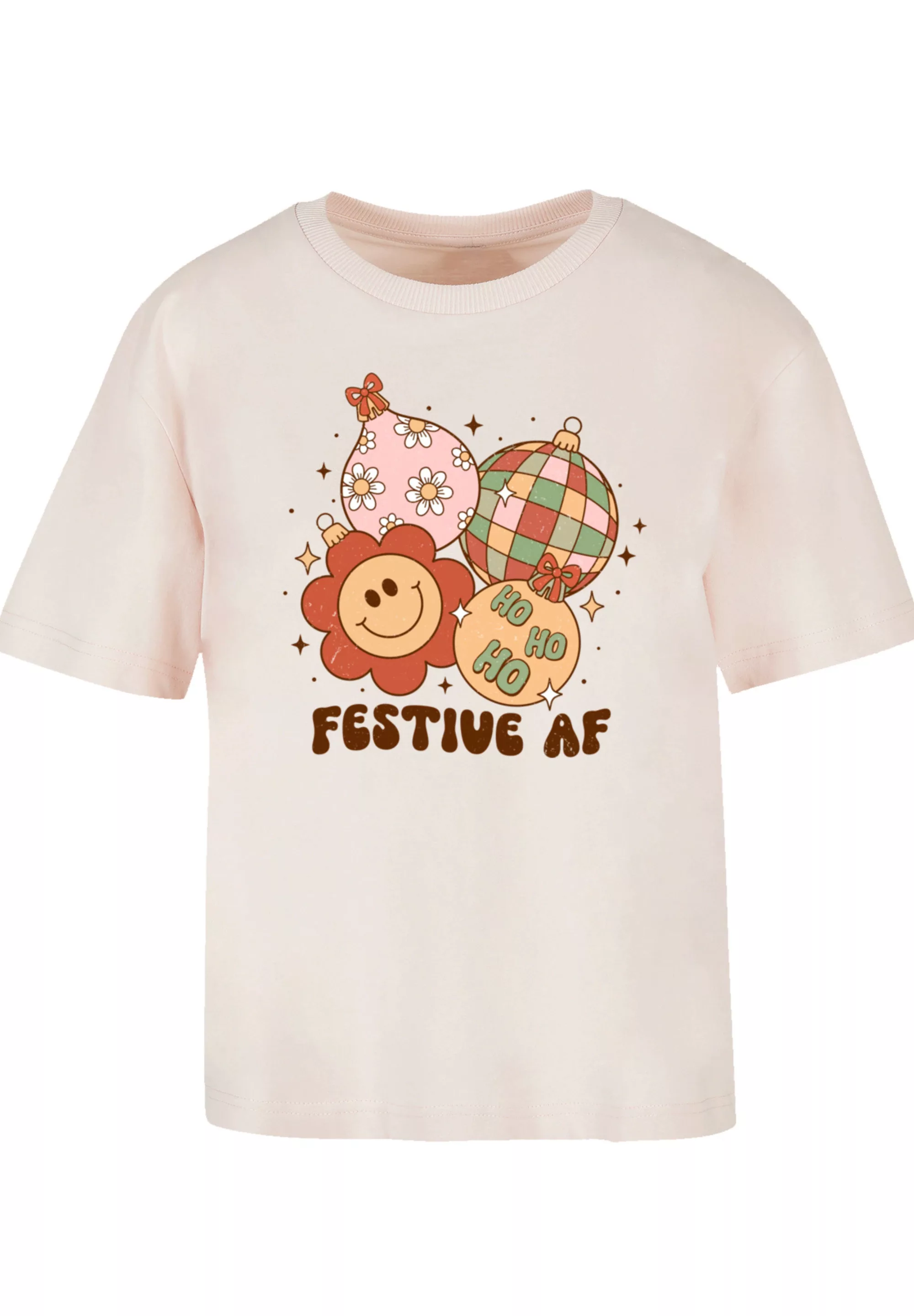 F4NT4STIC T-Shirt "Festive AF Weihnachten Tree Balls", Premium Qualität, We günstig online kaufen