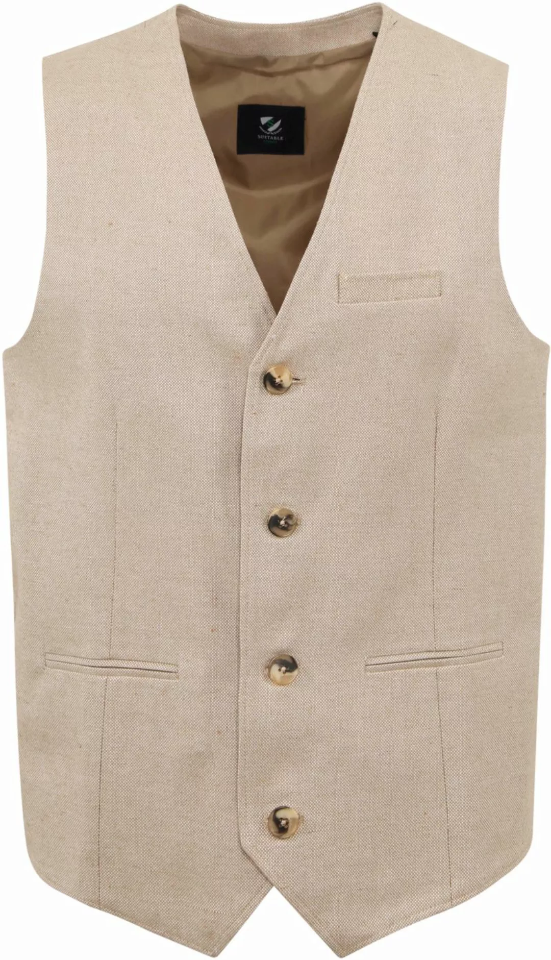 Suitable Gilet Loop Beige - Größe 52 günstig online kaufen