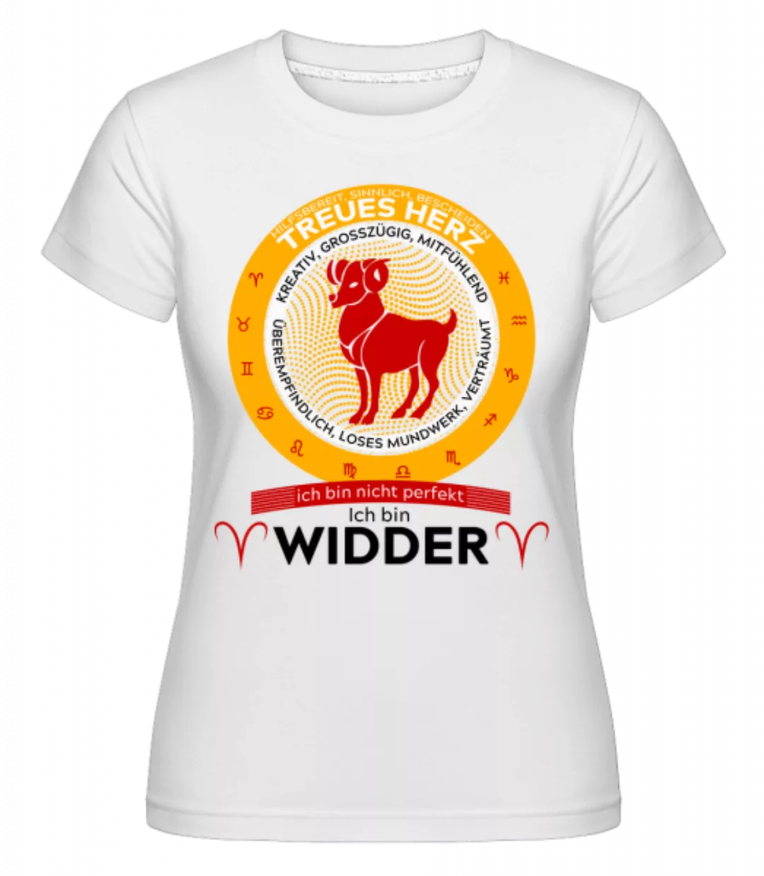 Sternzeichen Widder · Shirtinator Frauen T-Shirt günstig online kaufen