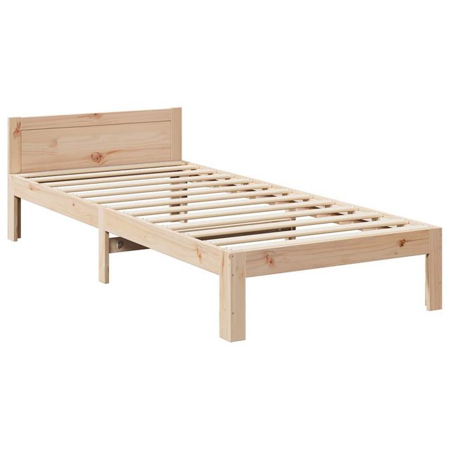 vidaXL Bett Massivholzbett ohne Matratze 80x200 cm Kiefernholz günstig online kaufen