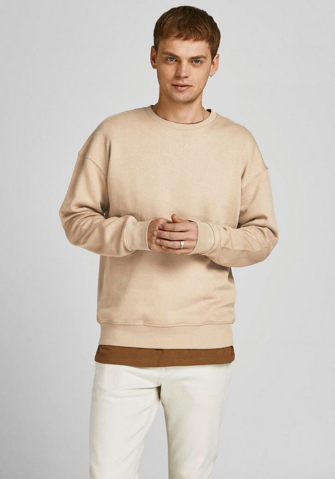 Jack & Jones Sweatshirt Basic Sweater Langarm Shirt Rundhals Pullover JJEST günstig online kaufen