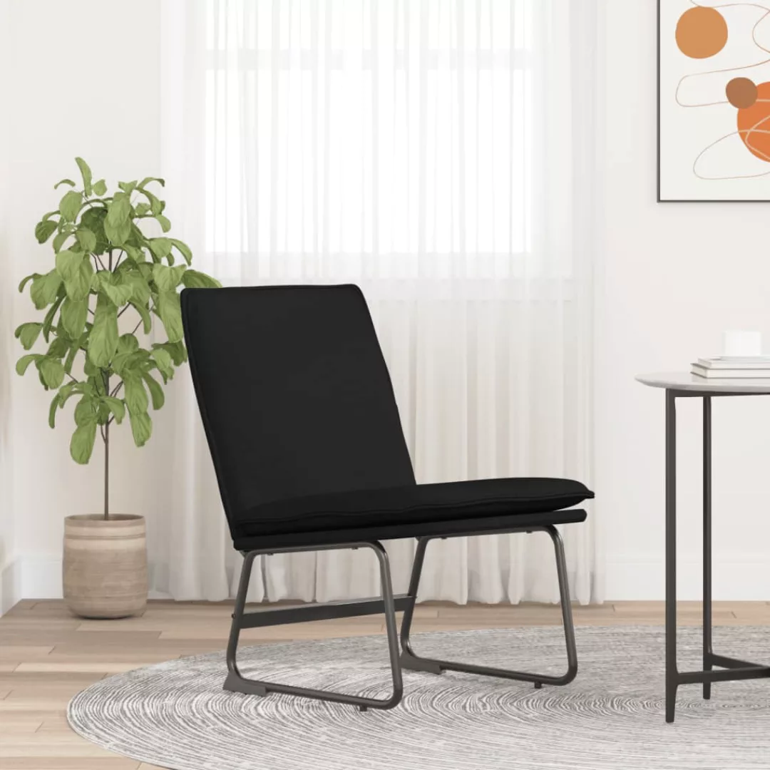 Vidaxl Loungesessel Schwarz 52x75x76 Cm Stoff günstig online kaufen