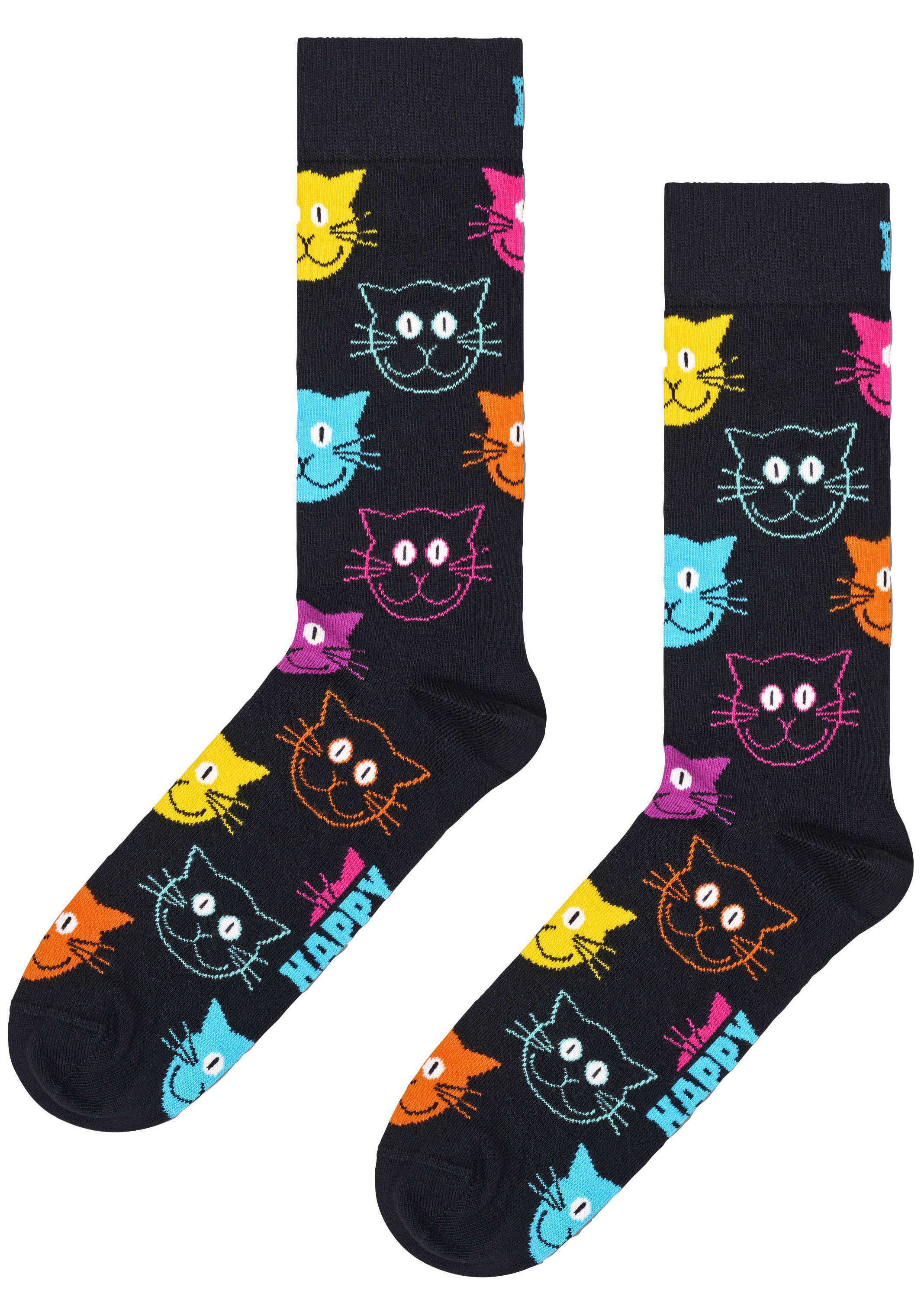 Happy Socks Socken, (Packung), Cat & Thumbs Up Pack günstig online kaufen