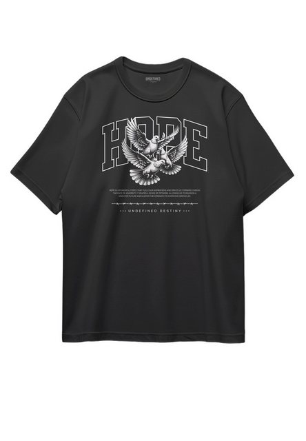 Novux T-Shirt HOPE Pigeon Oversize Herren Tshirt farbe Schwarz (1-tlg) aus günstig online kaufen