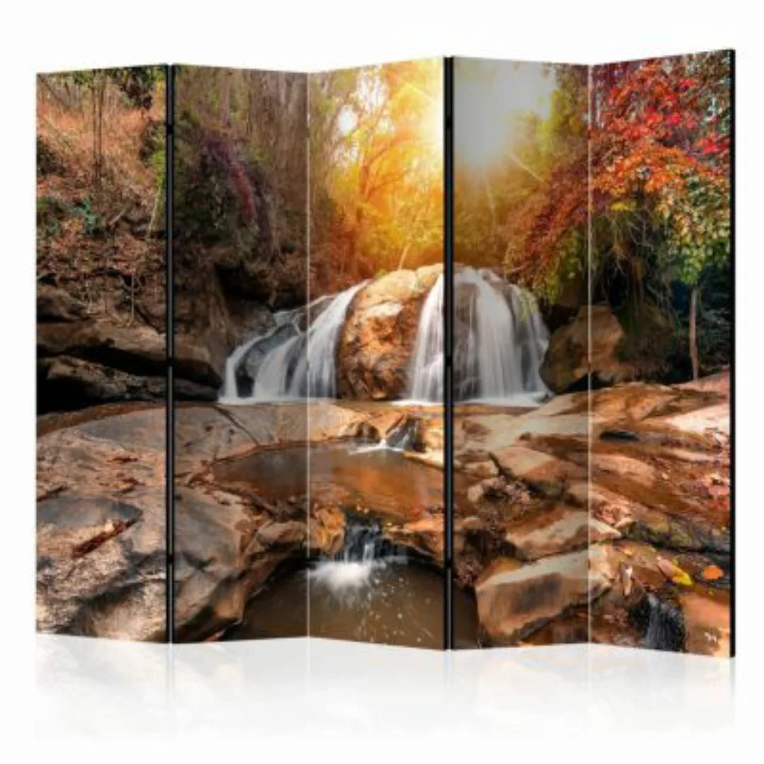 artgeist Paravent Silent Waterfall II [Room Dividers] mehrfarbig Gr. 225 x günstig online kaufen