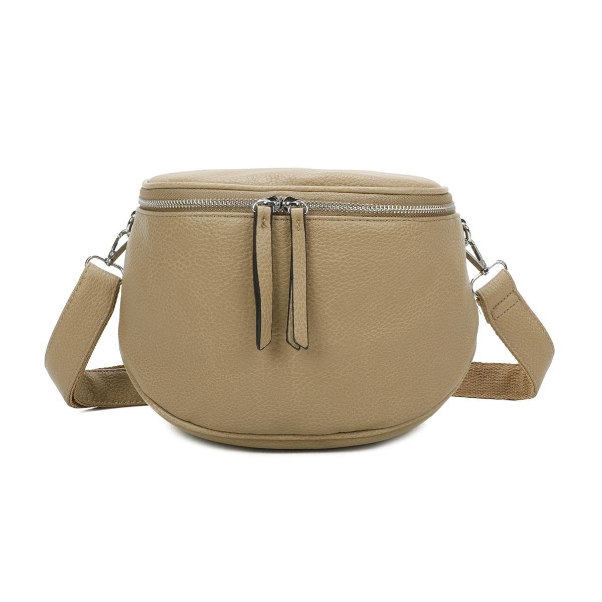 ITALYSHOP24 Schultertasche Damen Schultertasche Umhängetasche CrossBody günstig online kaufen