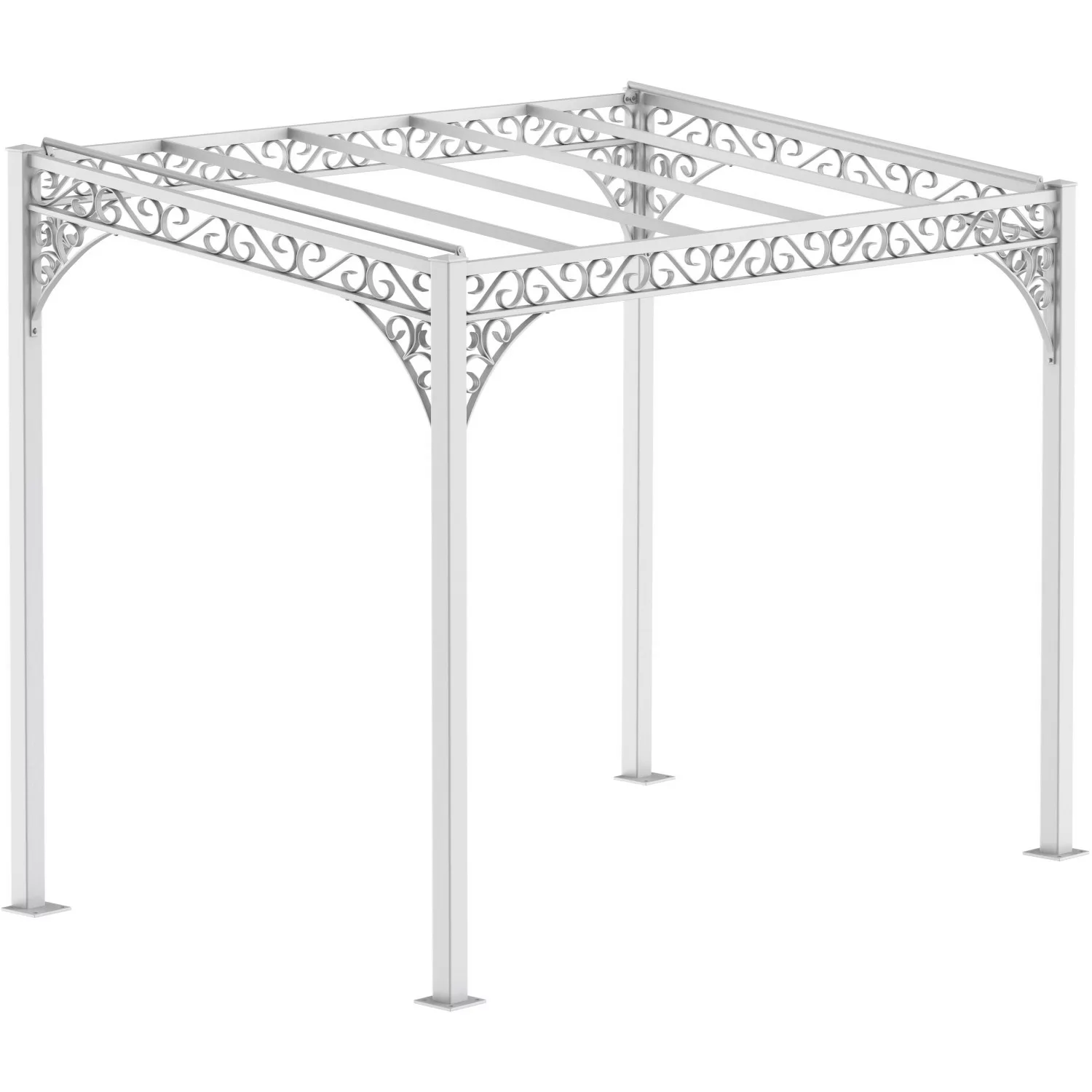 Eleo Pergola Elba Pulverbeschichtet Weiß günstig online kaufen