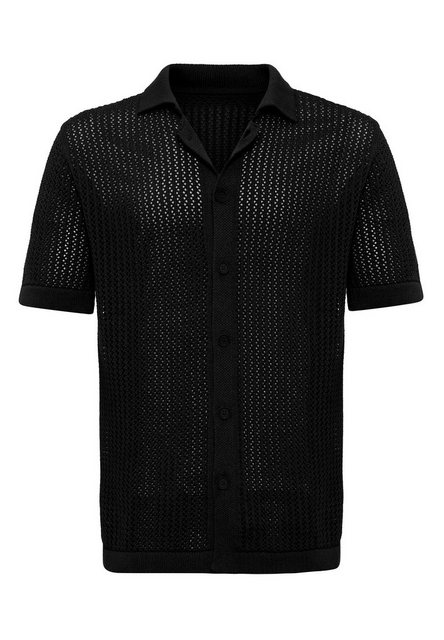 Antioch Cardigan Niamey - Short Sleeve - Regular Fit - Cellular Knitted günstig online kaufen