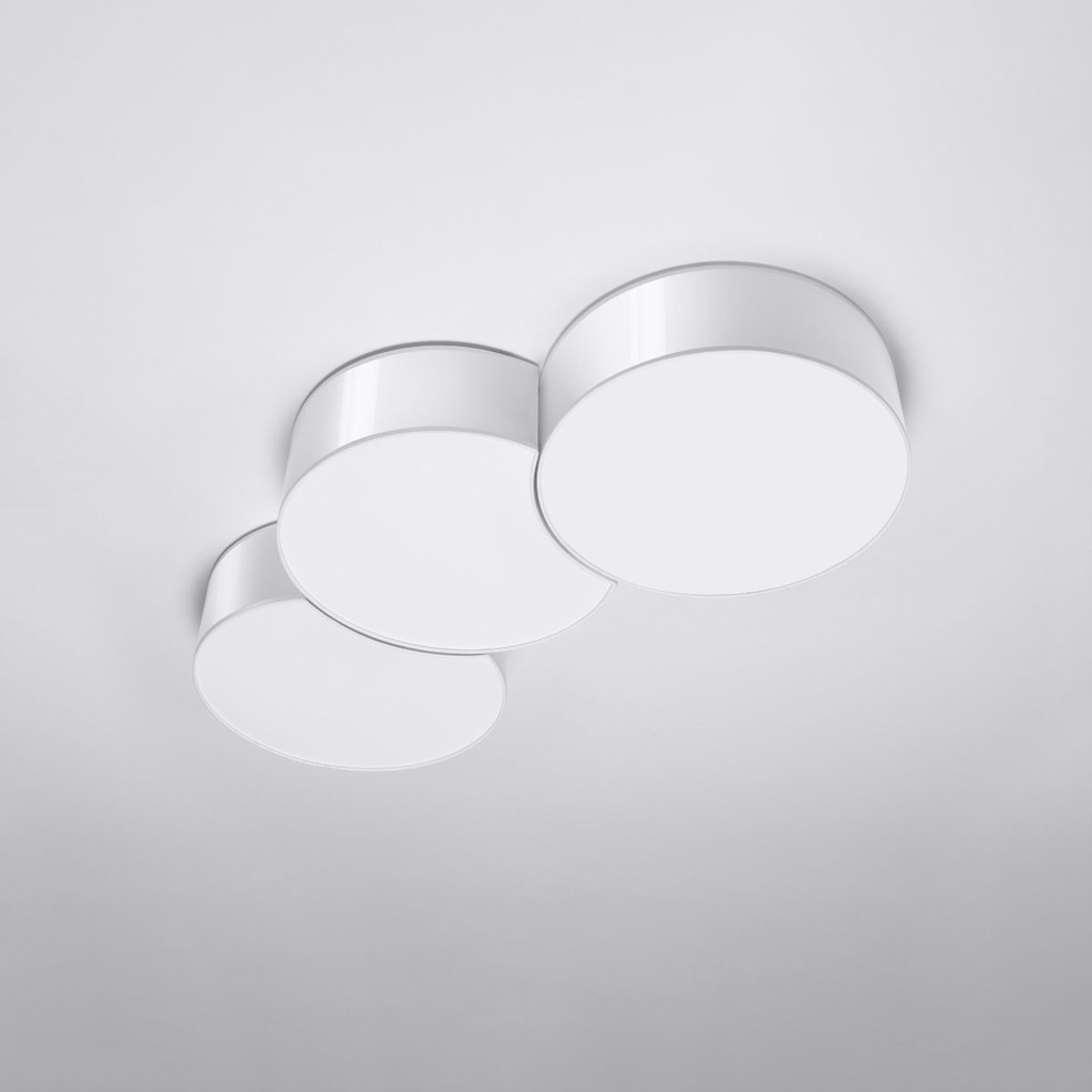 SOLLUX lighting Deckenleuchte »CIRCLE«, 6 flammig, Leuchtmittel E27   ohne günstig online kaufen