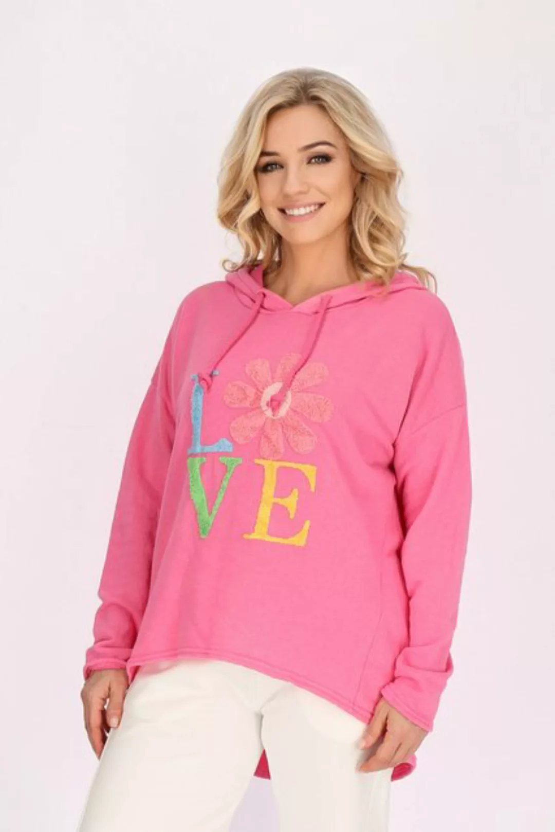 Worldclassca Hoodie Worldclassca Oversized LOVE Hoodie Kapuzenpullover Wash günstig online kaufen