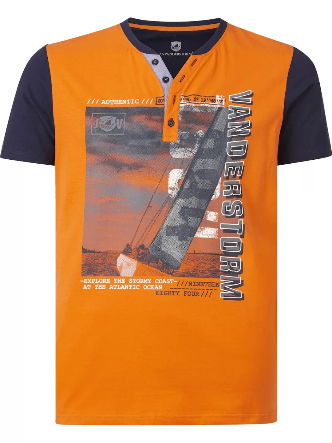 Jan Vanderstorm T-Shirt MUNIBERT mit Segelsport-Motiv günstig online kaufen