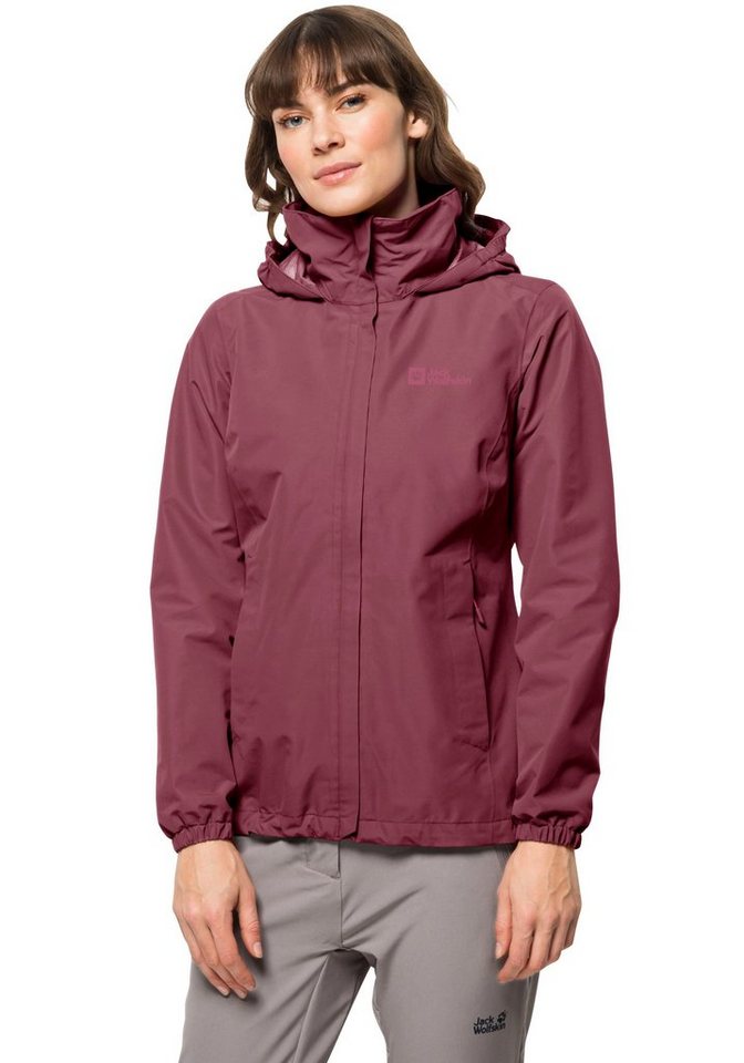 Jack Wolfskin Funktionsjacke STORMY POINT 2L JKT W mit verstaubarer Kapuze günstig online kaufen