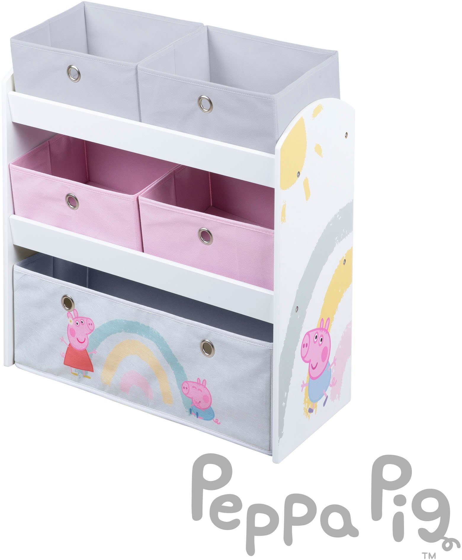 roba® Kinderregal Peppa Pig, weiß, inklusive günstig online kaufen