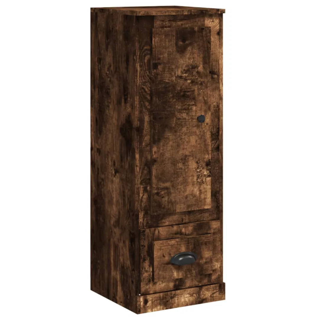 Vidaxl Highboard Räuchereiche 36x35,5x103,5 Cm Holzwerkstoff günstig online kaufen