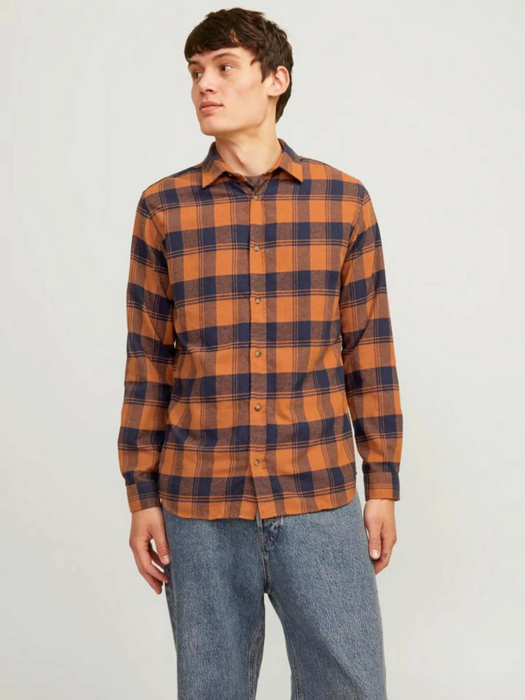 Jack & Jones Langarmhemd JJJOSHUA FALL BUFFALO SHIRT LS günstig online kaufen