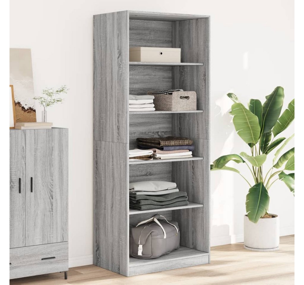 vidaXL Schrankmodule Kleiderschrank Grau Sonoma 80x50x200 cm Holzwerkstoff günstig online kaufen