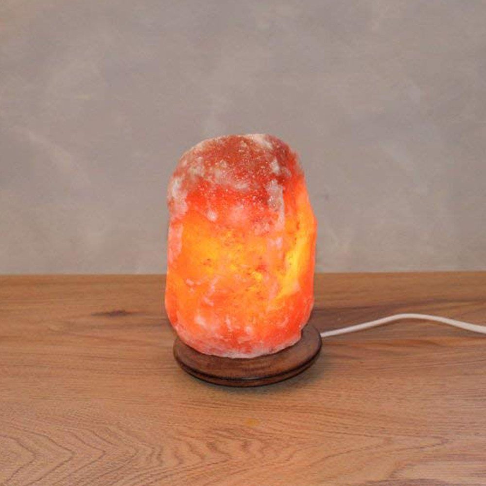 Salzleuchte Rock mit Sockel, 1,5-2 kg, bernstein günstig online kaufen