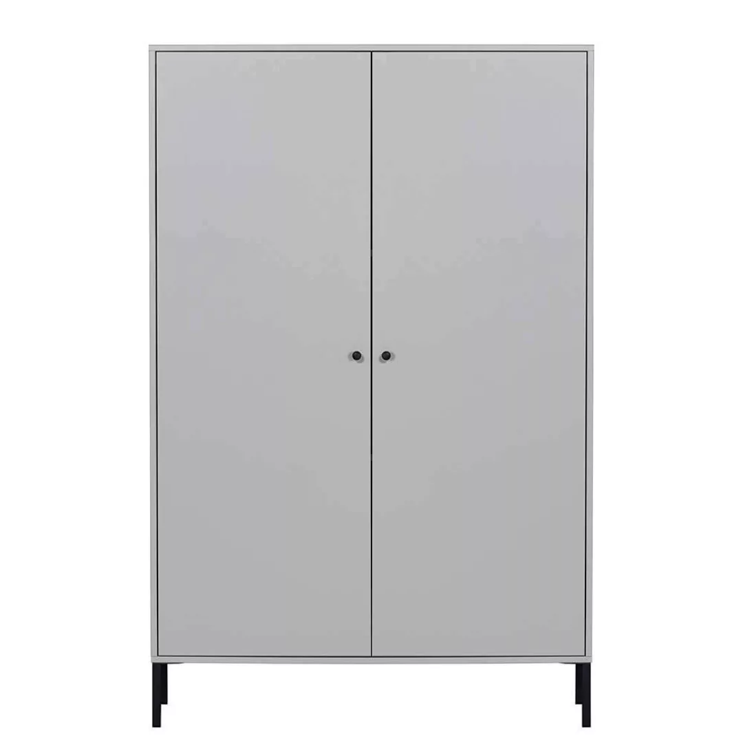 Hellgrauer Wohnzimmerschrank in modernem Design 100 cm breit günstig online kaufen