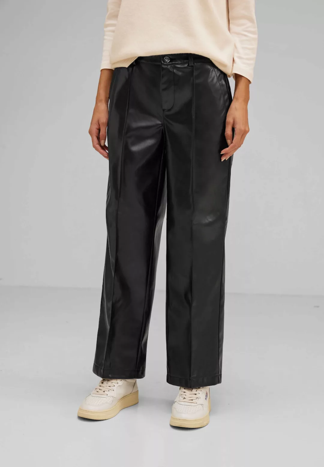 STREET ONE Stoffhose, High Waist günstig online kaufen