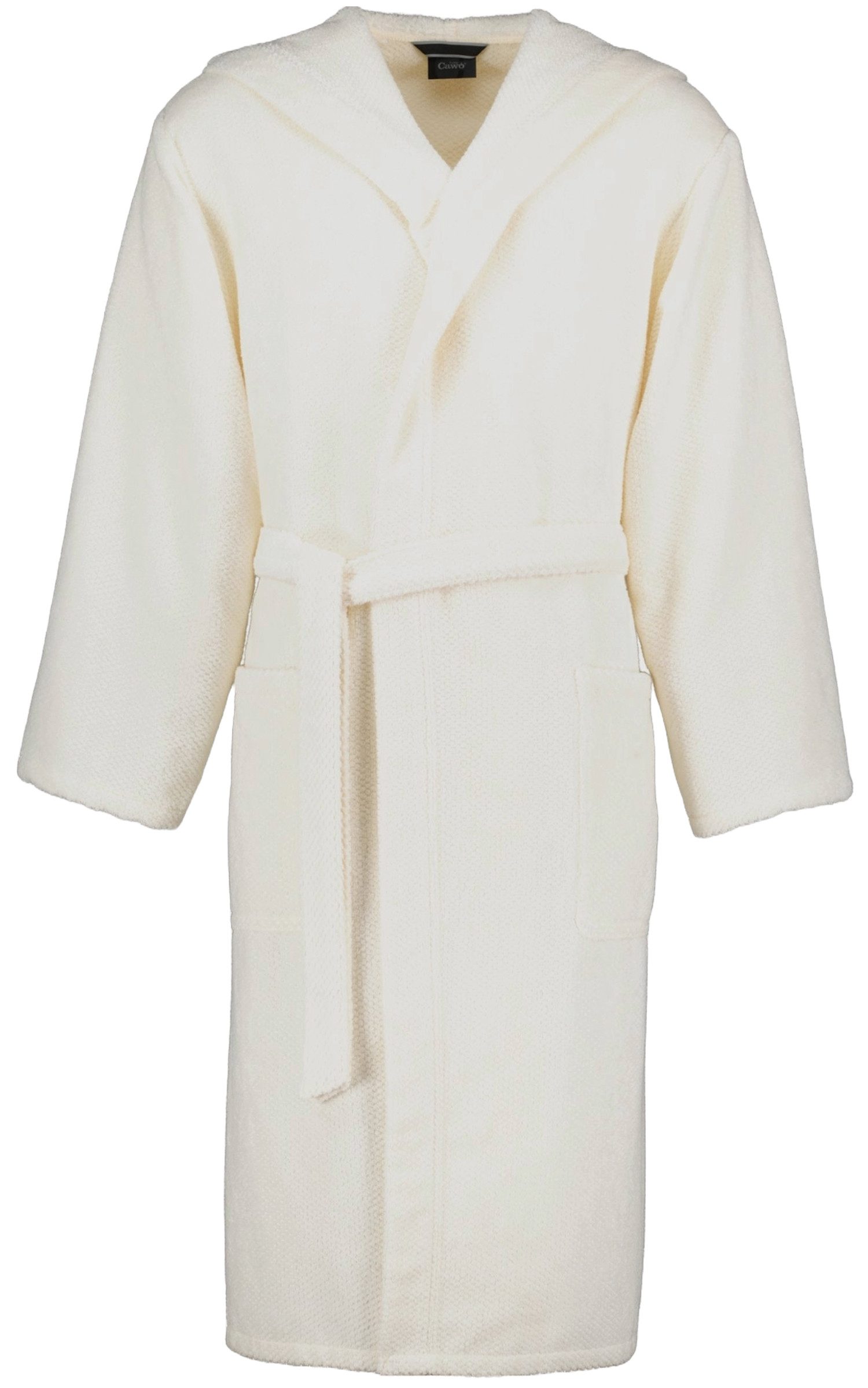 Cawö Herren Bademantel Kapuze Pure 5623 - Farbe: natur - 356 - XL günstig online kaufen