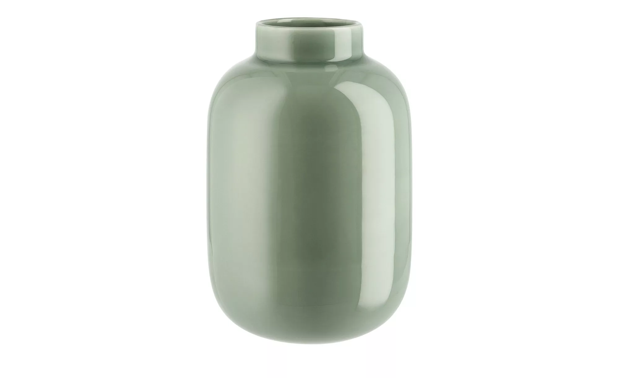 Vase - grün - Keramik - 24 cm - Dekoration > Vasen - Möbel Kraft günstig online kaufen