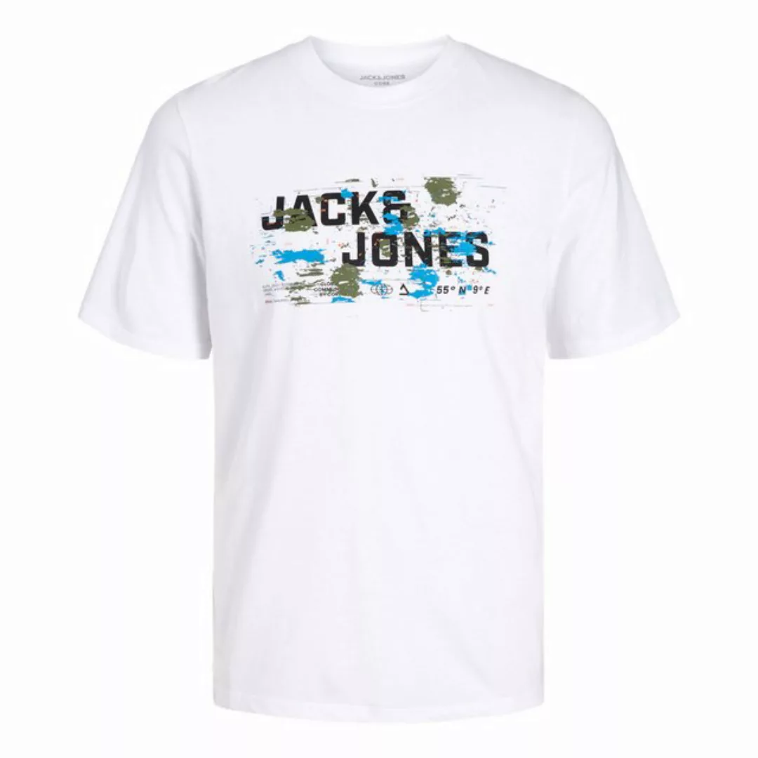 Jack & Jones Print-Shirt Outdoor Logo Tee SS Crew Neck mit großem Markenpri günstig online kaufen