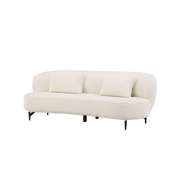 ebuy24 Sofa Luna Sofa 3-Sitzer weiß. günstig online kaufen