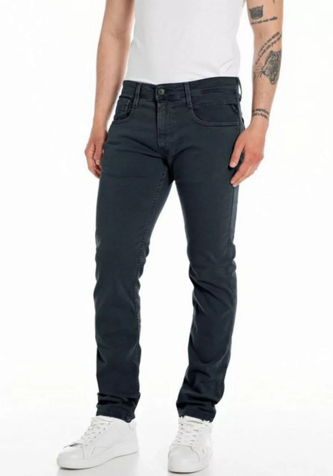 Replay Slim-fit-Jeans "ANBASS HYPERFLEX BIO" günstig online kaufen