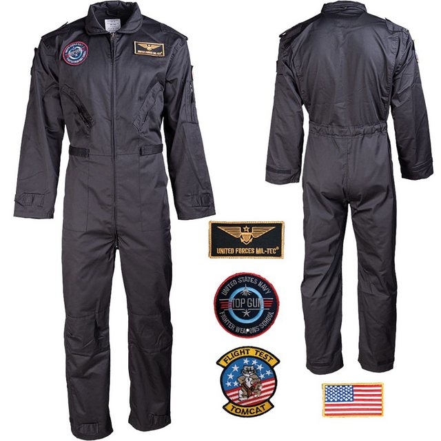 Mil-Tec Overall US Army Fliegerkombi mit Abzeichen günstig online kaufen