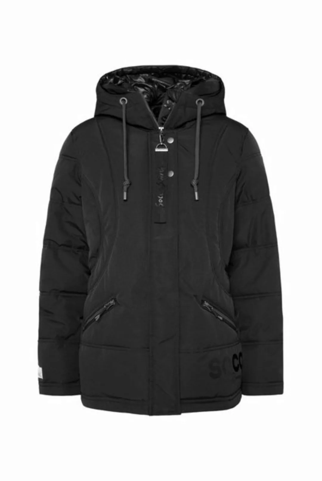 SOCCX Winterjacke mit Rippbündchen im Ärmel günstig online kaufen