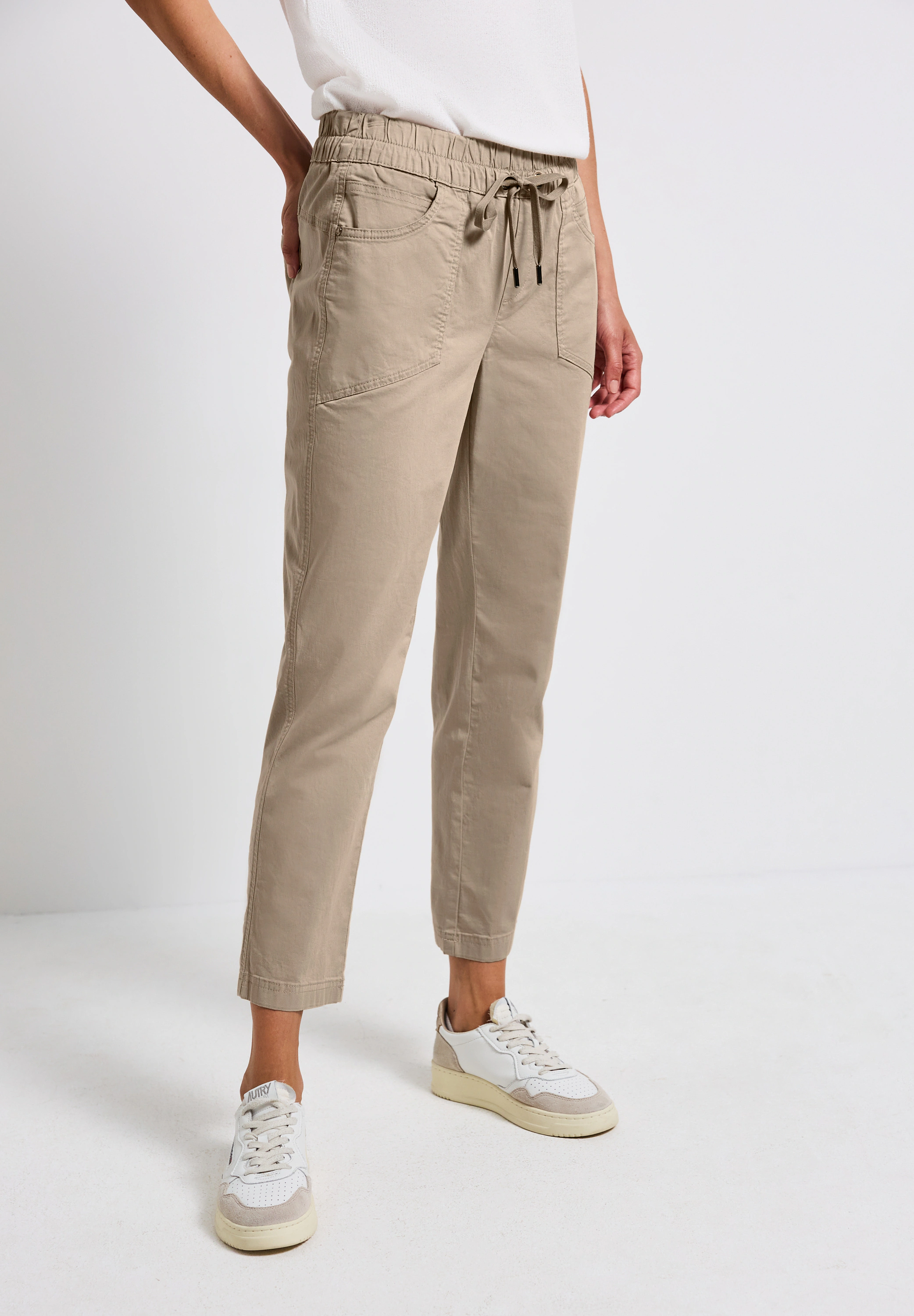 STREET ONE Röhrenhose, mit Elastikbund günstig online kaufen