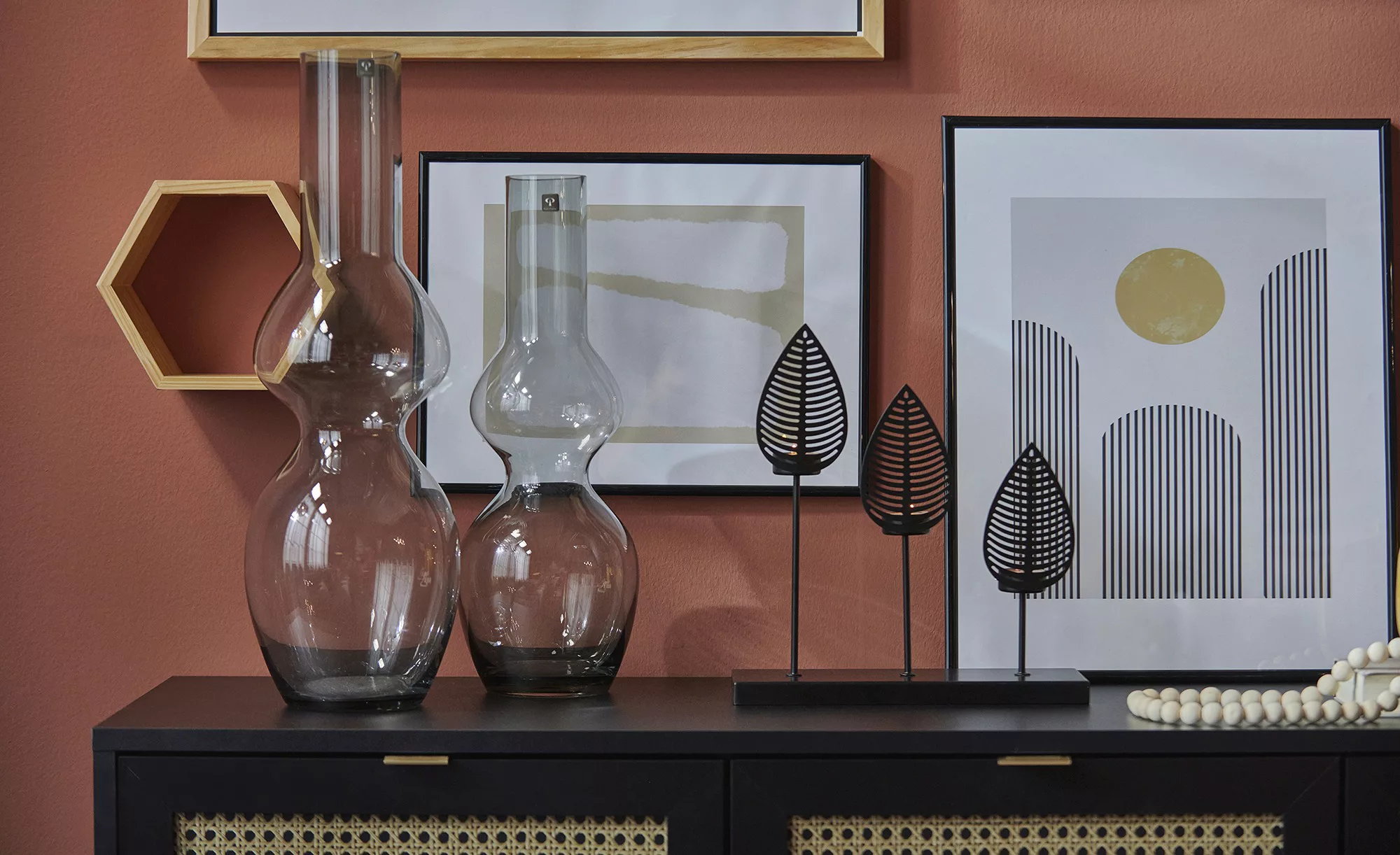 Peill+Putzler Vase - grau - Glas - 55 cm - Sconto günstig online kaufen