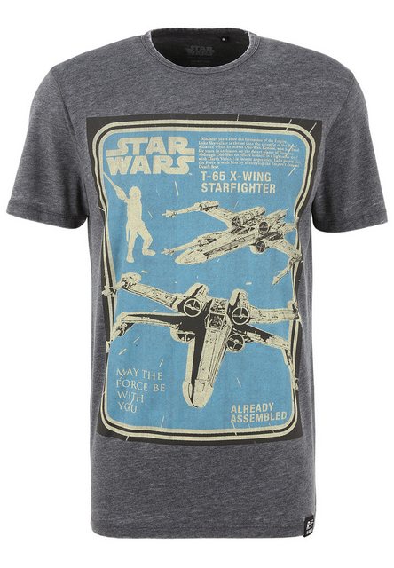 Recovered T-Shirt Star Wars X-Wing Assembled GOTS zertifizierte Bio-Baumwol günstig online kaufen