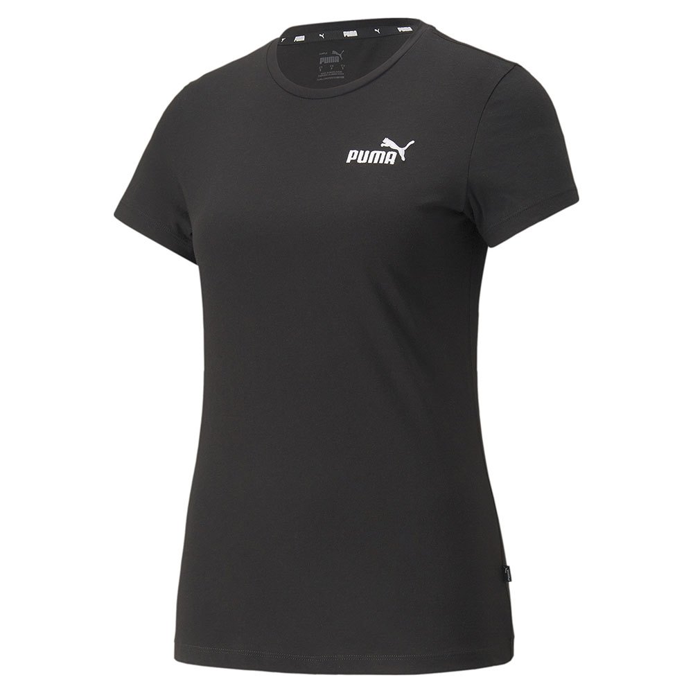 Puma Ess+ Embroidery Kurzärmeliges T-shirt L Puma Black günstig online kaufen