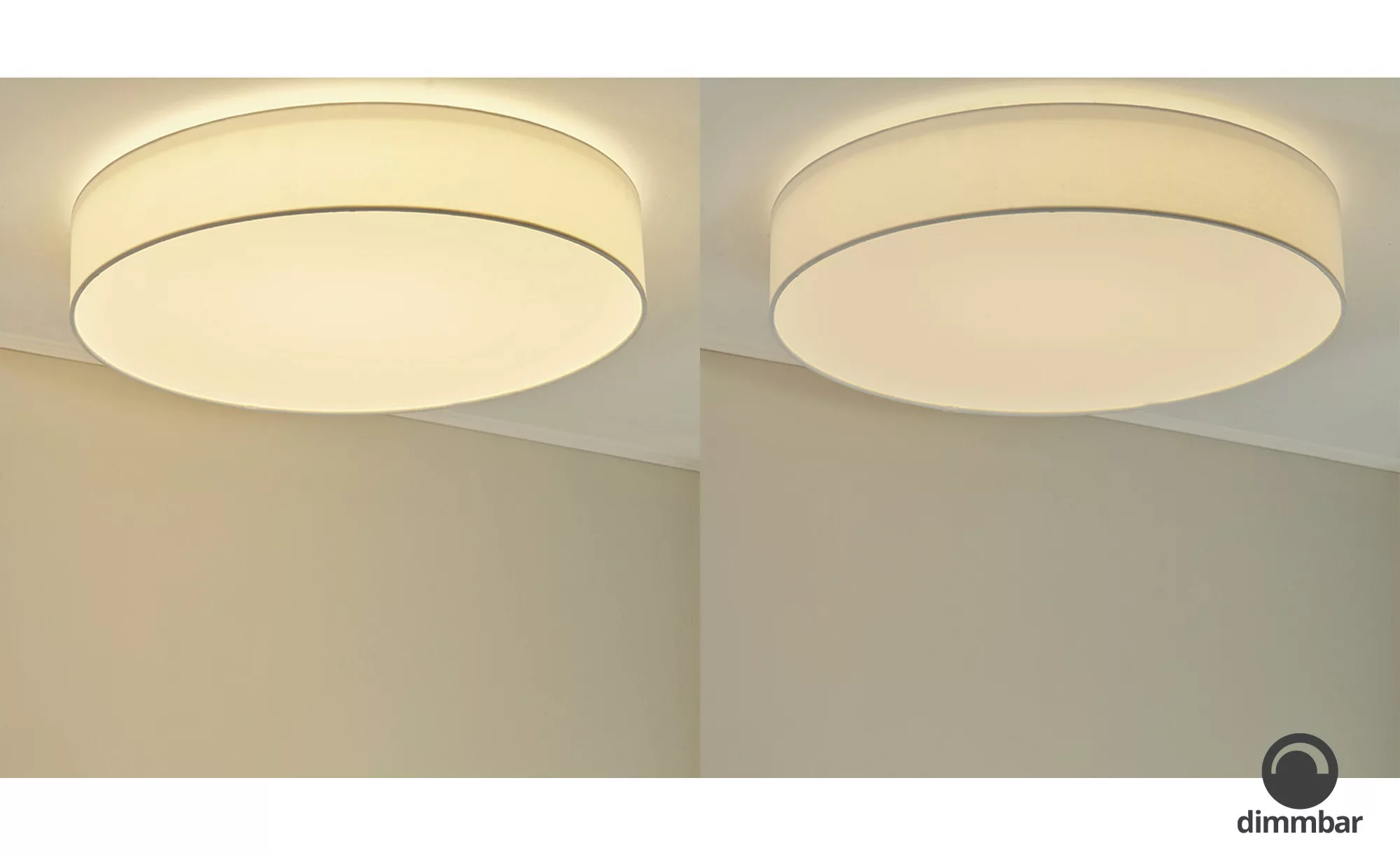 KHG LED Deckenleuchte, 1-flammig - weiß - 11 cm - Sconto günstig online kaufen
